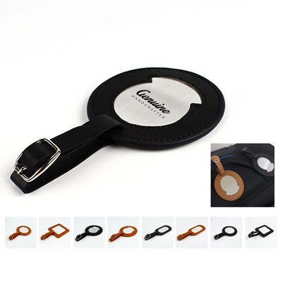 Leather Golf Luggage Tag