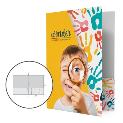 Standard 2 Pocket Folder with 1/4" Spine